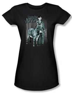 Click to get Leave it to Beaver Shirt Juniors Up To Something Black Tee TShirt