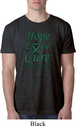 Click to get Liver Cancer Awareness Hope Love Cure Burnout Shirt