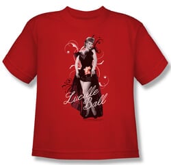 Click to get Lucille Lucy Ball Kids Shirt Signature Look Red Youth Tee TShirt
