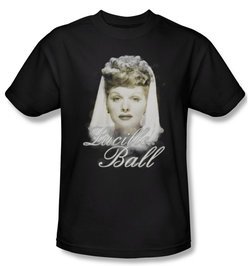 Lucille Lucy Ball Shirt Glowing Adult Black Tee T-Shirt