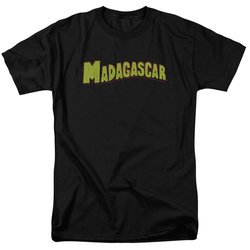Madagascar Shirt Logo Black T-Shirt