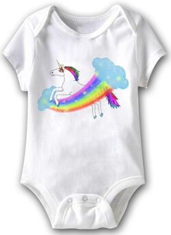 Click to get Magical Unicorn Funny Baby Romper White Infant Babies Creeper
