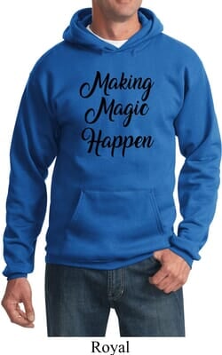 Click to get Making Magic Happen Black Print Hoodie