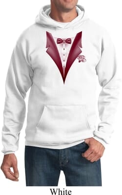 Click to get Maroon Tuxedo Hoodie