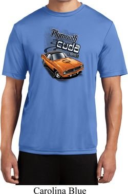 Mens Dodge 1970 Plymouth Hemi Cuda Moisture Wicking Shirt