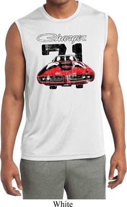 Mens Dodge 1971 Charger Sleeveless Dry Wicking Shirt