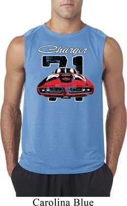 Mens Dodge 1971 Charger Sleeveless Shirt