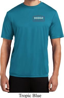 Mens Dodge Brothers Pocket Print Moisture Wicking Shirt