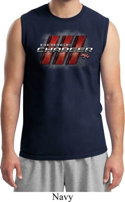 Mens Dodge Charger RT Logo Muscle Shirt