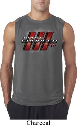 Mens Dodge Charger RT Logo Sleeveless Shirt