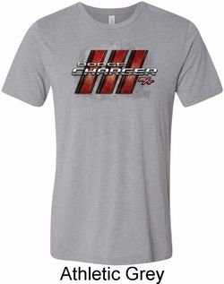 Mens Dodge Charger RT Logo Tri Blend Crewneck Shirt