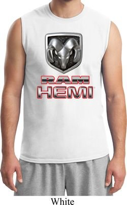 Mens Dodge Shirt Ram Hemi Logo Muscle Tee T-Shirt