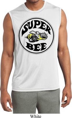 Mens Dodge Shirt Super Bee Sleeveless Moisture Wicking Tee T-Shirt