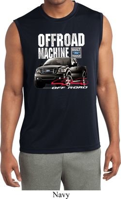 Mens Ford F-150 4X4 Off Road Machine Sleeveless Moisture Wicking Shirt