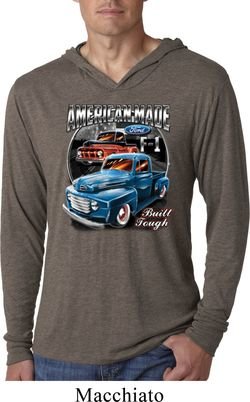 Mens Ford Shirt American Made Lightweight Hoodie Shirt
