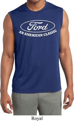 Mens Ford Shirt An American Classic Sleeveless Moisture Wicking Shirt
