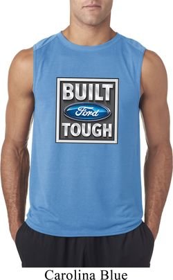 Mens Ford Shirt Built Ford Tough Sleeveless Tee T-Shirt