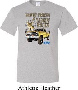 Mens Ford Shirt Driving and Tagging Bucks Tall Shirt