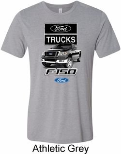 Mens Ford Shirt F-150 Truck Tri Blend Crewneck Shirt