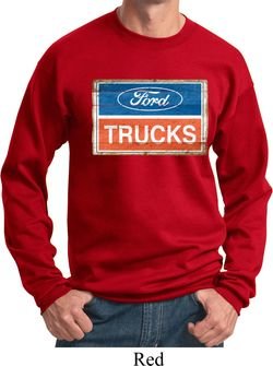 Mens Ford Sweatshirt Ford Trucks Logo Sweat Shirt