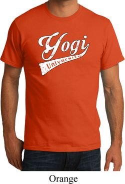 Mens Yoga Shirt Yogi University Organic Tee T-Shirt