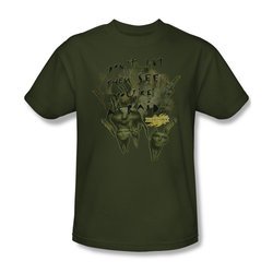 Mirrormask Shirt Don't Let Them Adult Green Tee T-Shirt