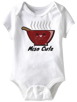 Click to get Miso Cute Funny Baby Romper White Infant Babies Creeper