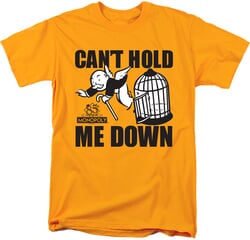 Click to get Monopoly Board Game Cant Hold Me Down Adult T shirt  Gold