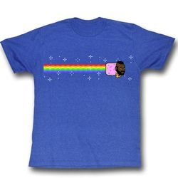 Mr. T Shirt Nyan Nyan Nyan Adult Royal Tee T-Shirt