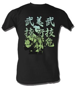 Mr. T T-Shirt Japanese A-Team Adult Black Tee Shirt