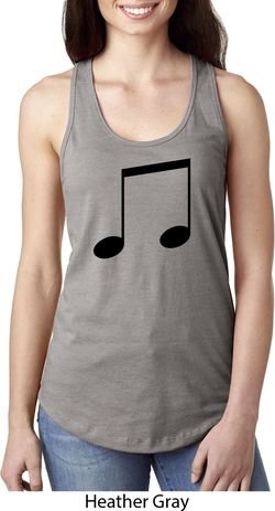Music 8th Note Ladies Ideal Tank Top
