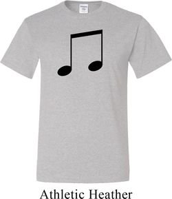Music 8th Note Mens Tall Shirt
