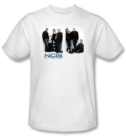 NCIS Adult T-shirt - White Room TV Series Adult White Tee Shirt