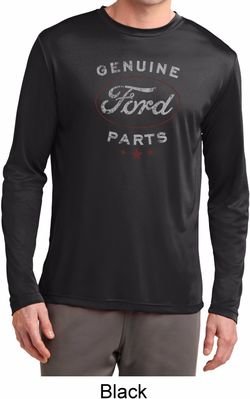 New Genuine Ford Parts Mens Dry Wicking Long Sleeve Shirt