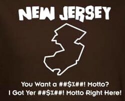 Click to get New Jersey NJ Funny Tshirt  Brown