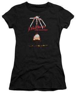 Nightmare On Elm Street Juniors Shirt Alternate Poster Black T-Shirt