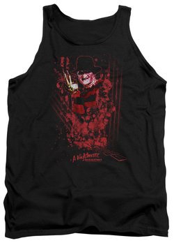 Nightmare On Elm Street Tank Top One Two Freddys Coming For You Black Tanktop