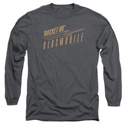 Oldsmobile Long Sleeve Shirt Rocket 88 Charcoal Tee T-Shirt