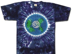 Click to get OM Symbol Yoga Meditation Earth Adult Unisex Tie Dye Tshirt Tee Shirt