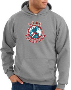 Peace Hoodie Come Together Hoodie Athletic Heather