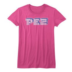 PEZ Candy Shirt Juniors Logo Pink T-Shirt