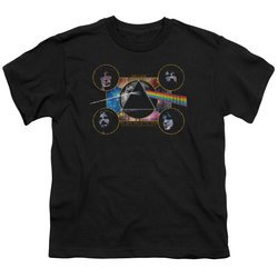 Pink Floyd Kids Shirt Dark Side Heads Black T-Shirt
