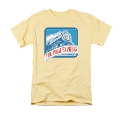 Polar Express Shirt All Aboard Adult Banana Tee T-Shirt
