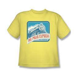 Polar Express Shirt Kids All Aboard Banana Youth Tee T-Shirt