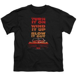 Pontiac Kids Shirt Blow It Out GTO Black T-Shirt