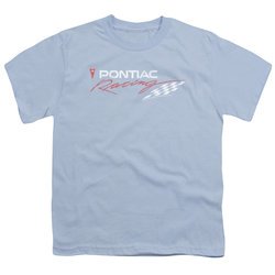 Pontiac Kids Shirt Racing Light Blue T-Shirt