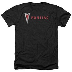 Pontiac Shirt Modern Logo Heather Black T-Shirt