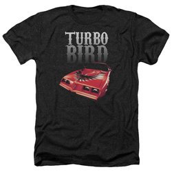 Pontiac Shirt Turbo Bird Heather Black T-Shirt
