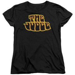 Pontiac Womens Shirt Judge Logo Black T-Shirt