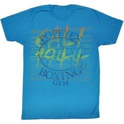 Popeye Shirt Boxing Gym Teal T-Shirt